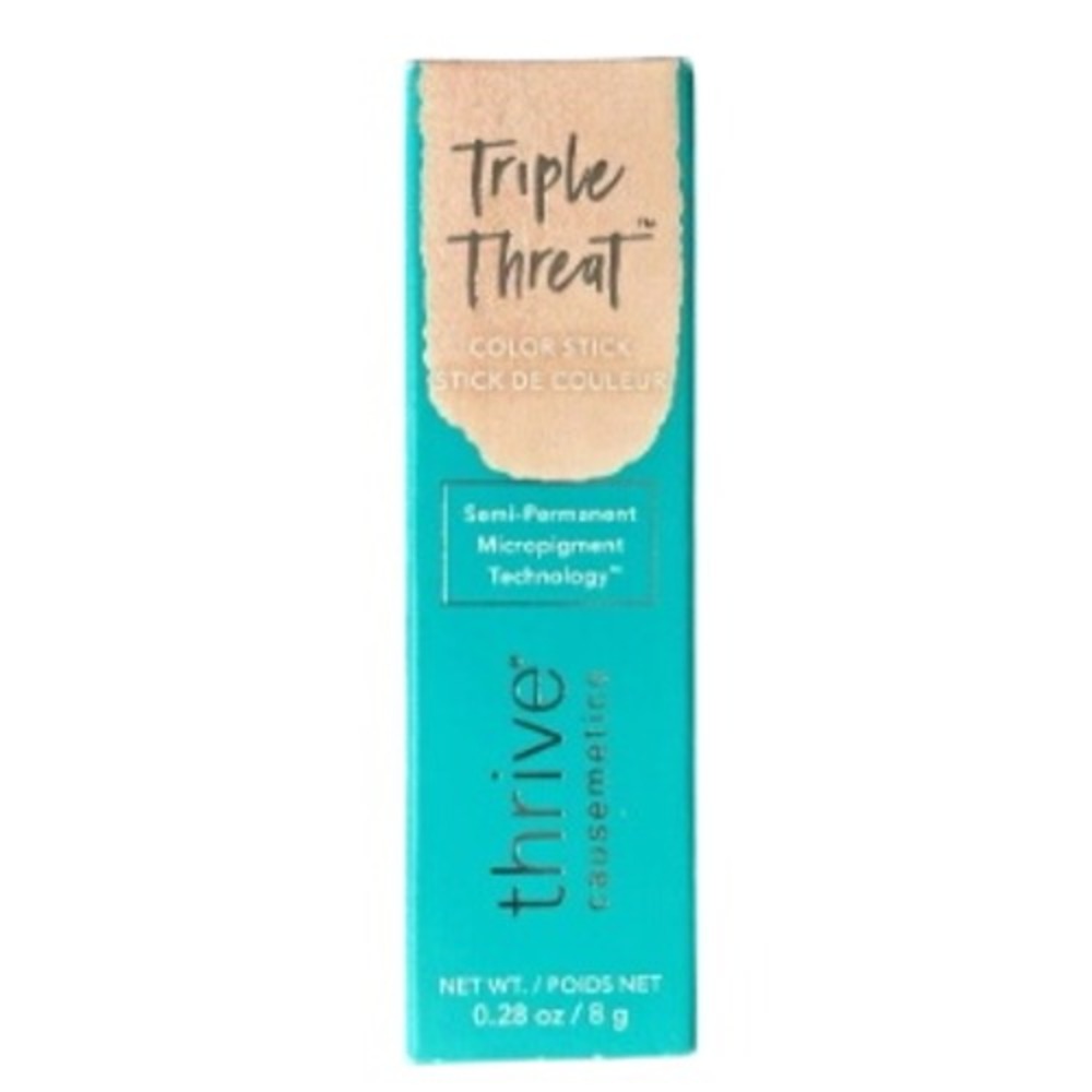 Thrive Causemetics Triple Threat Color Stick Joy Gold Shimmer 3-in-1 Lip Cheek
